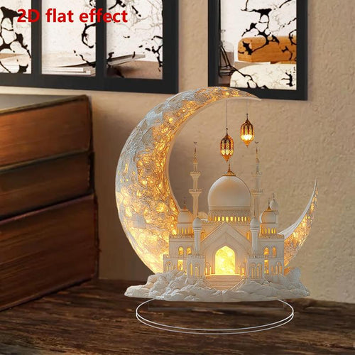 🏠⭐Moon Castle Decoration🌙 Suitable for dining tables, offices, or student dormitory desks.
