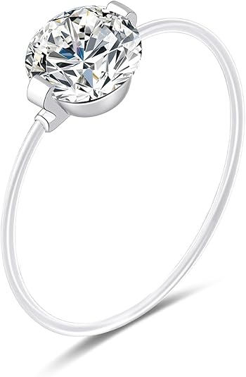 💎 The Invisible Elegance – #452 Ring ✨ Where minimalist design meets brilliant sparkle!