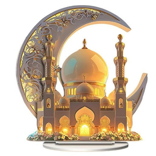 🏠⭐Moon Castle Decoration🌙 Suitable for dining tables, offices, or student dormitory desks.