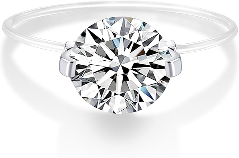 💎 The Invisible Elegance – #452 Ring ✨ Where minimalist design meets brilliant sparkle!