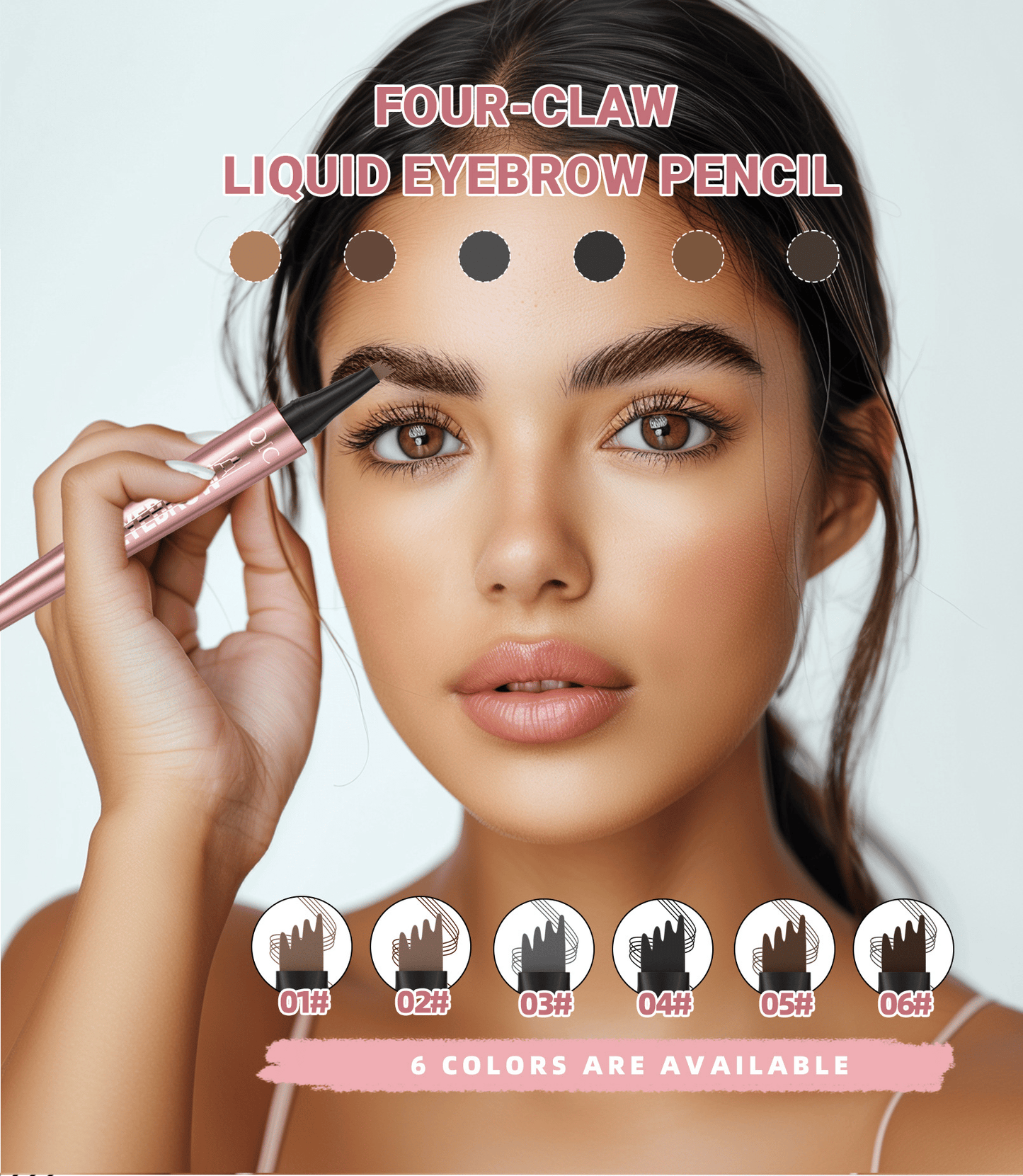 💦 Waterproof Micro-Fork Eyebrow Pencil