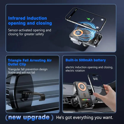 2026 New Cool Car Wireless Fast Charging Holder