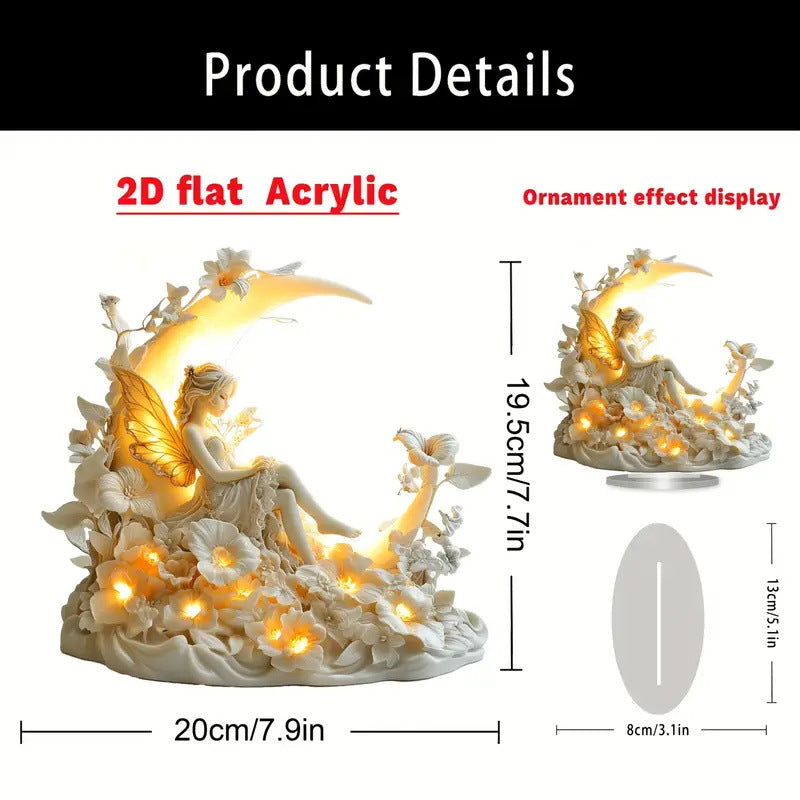 🏠⭐Moon Castle Decoration🌙 Suitable for dining tables, offices, or student dormitory desks.