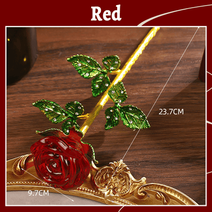 🌹Valentine Hot Sale 50%OFF💕Forever Blooming Crystal Rose