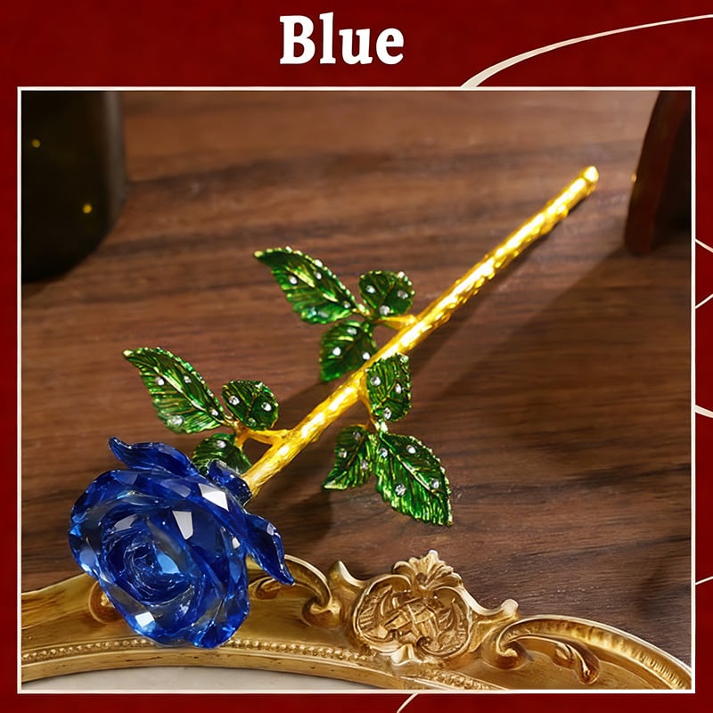 🌹Valentine Hot Sale 50%OFF💕Forever Blooming Crystal Rose