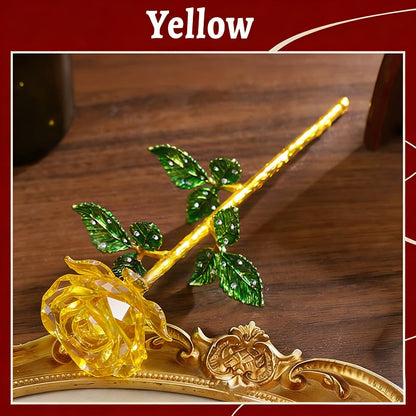 🌹Valentine Hot Sale 50%OFF💕Forever Blooming Crystal Rose