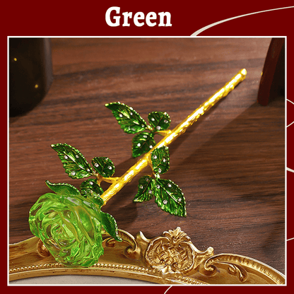 🌹Valentine Hot Sale 50%OFF💕Forever Blooming Crystal Rose