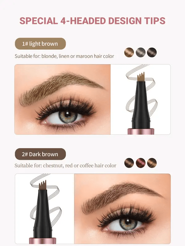 💦 Waterproof Micro-Fork Eyebrow Pencil