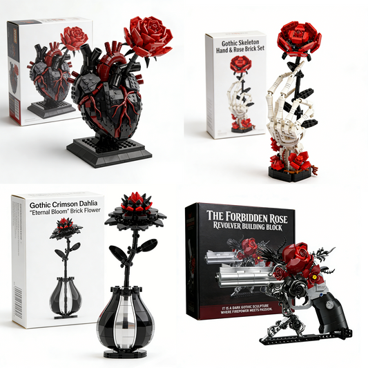 🌹🖤Midnight Rose – 2026 Gothic Limited Edition Brick Set