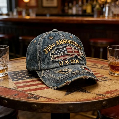 250th Anniversary Distressed Baseball Cap